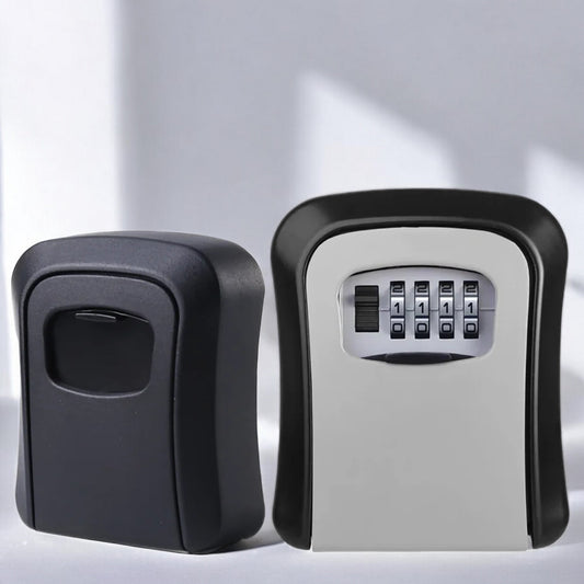 Portable Key Lock Box with 4-Digit Combination – Waterproof & Durable