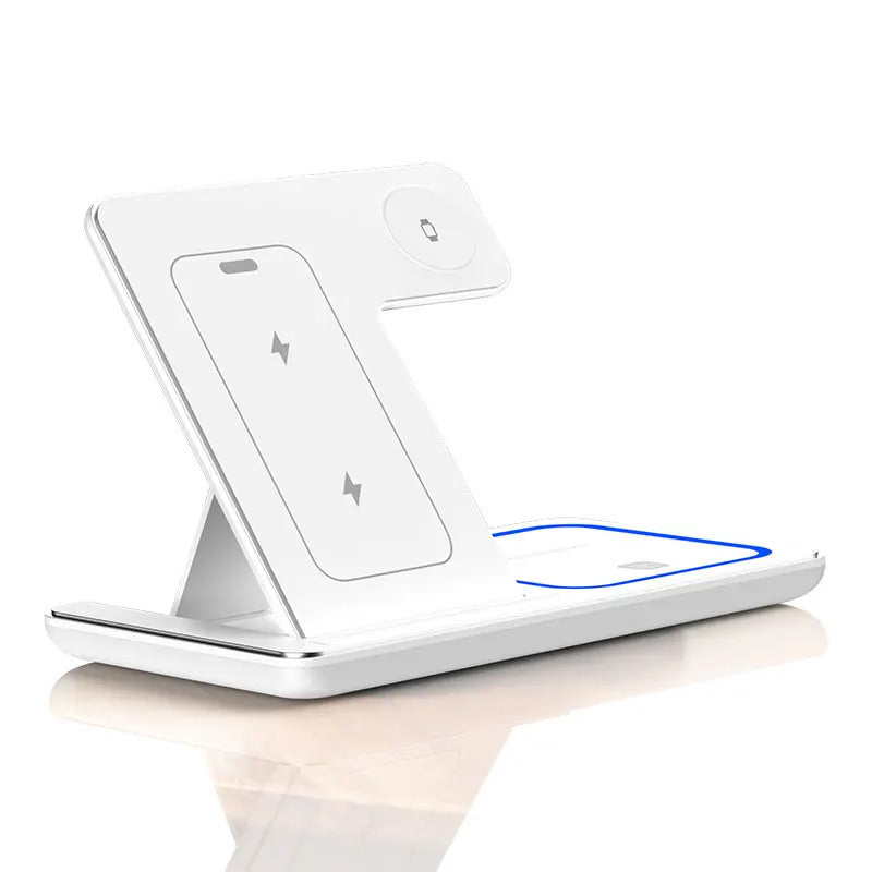 3-in-1 Wireless Charging Station - Fast, Safe, and Organized